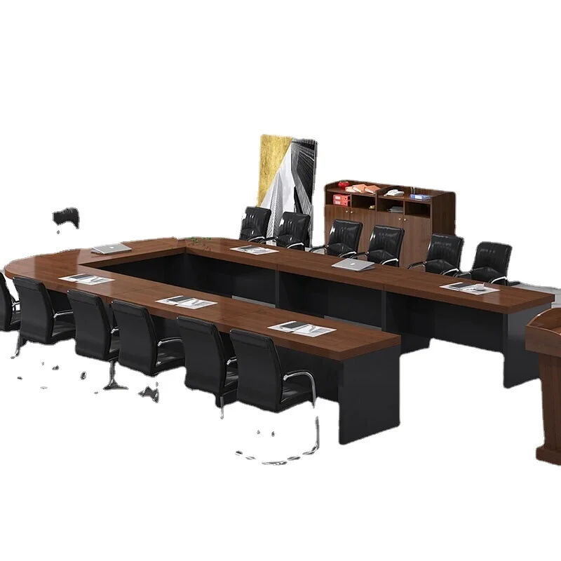 

Creative splicing oval conference table