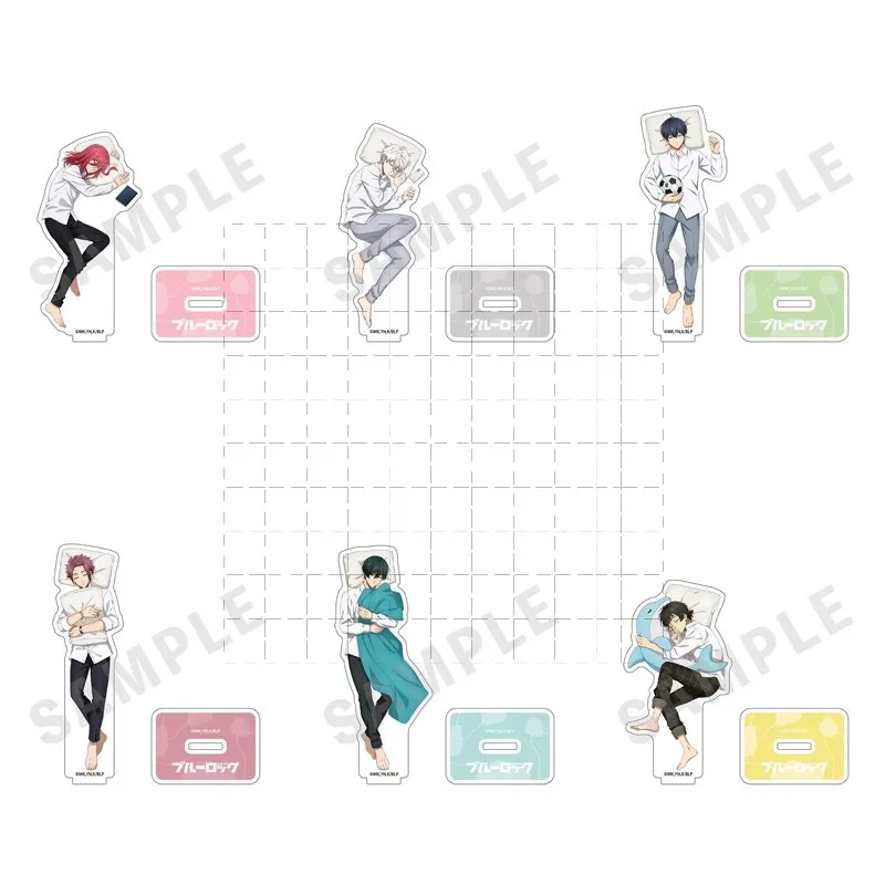 

Game Isagi Yoichi Bachira Meguru Mikage Reo Nagi Seishiro Acrylic Stand Doll Anime Chigiri Hyoma Figure Model Cosplay Toy Gift