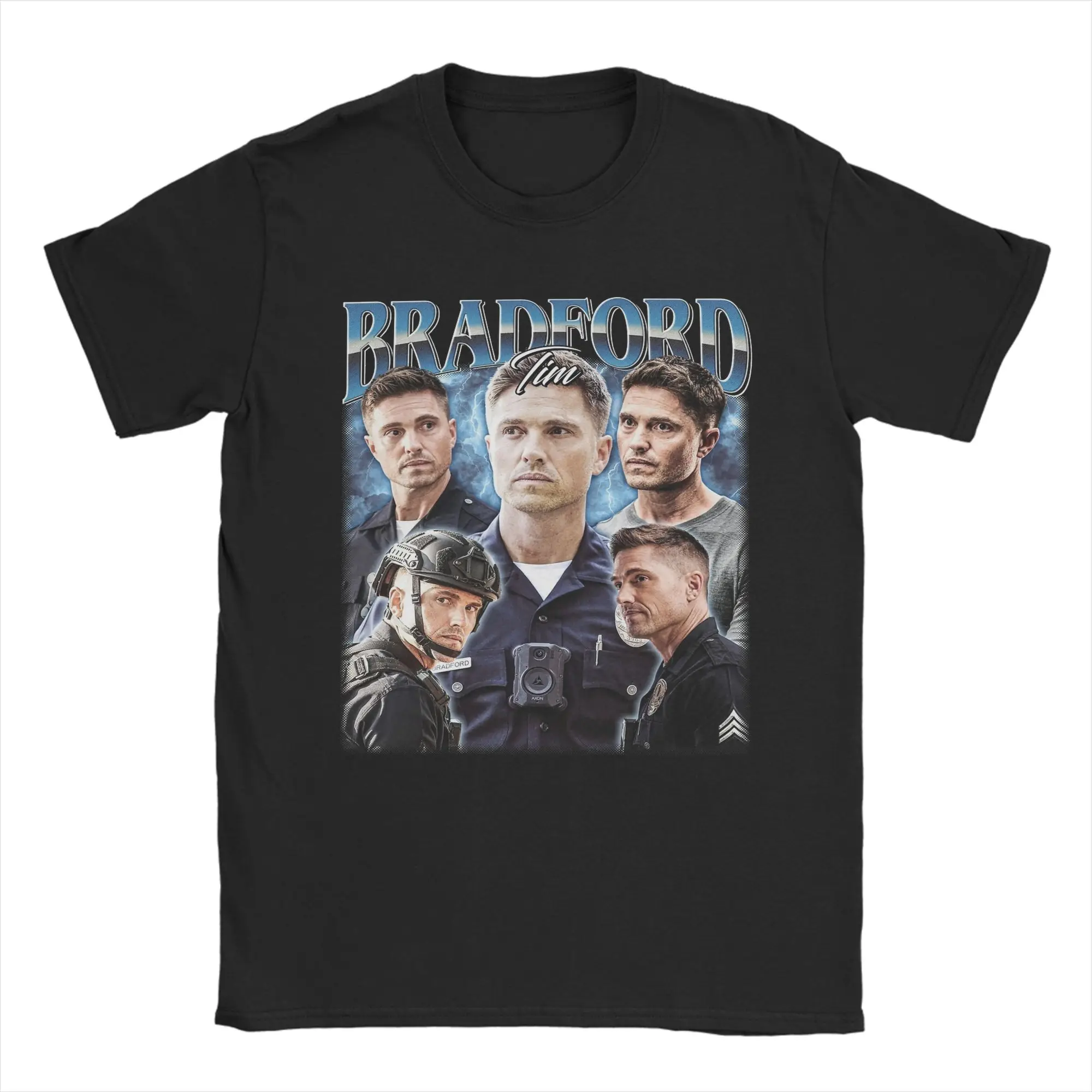 

Men Tim Bradford Bootleg T Shirt 100% Cotton Tops Casual Short Sleeve Crew Neck Tee Shirt Summer T-Shirts