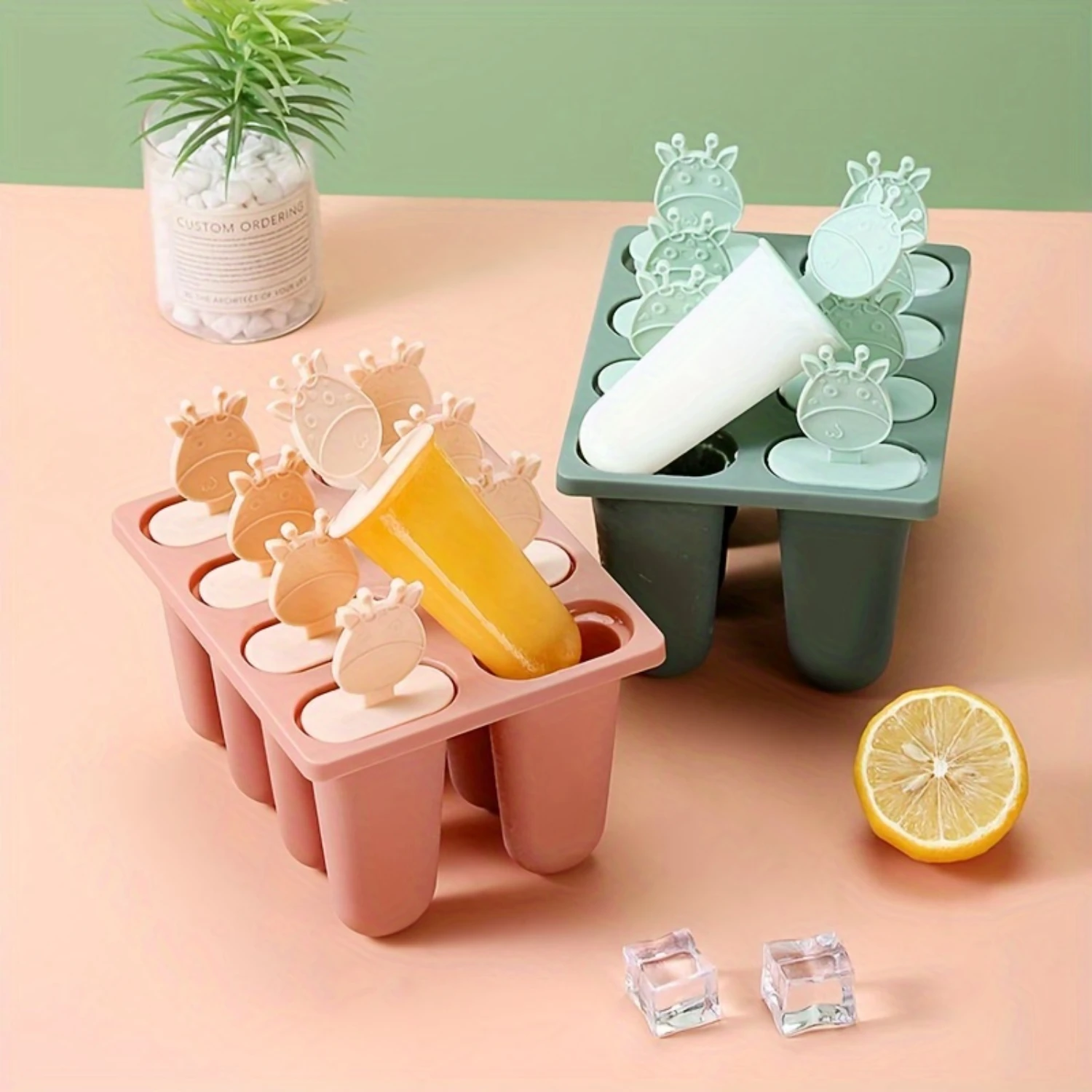 

Бессвинцовая силиконовая форма для кубиков льда и мороженого — лакомства своими руками для летних развлечений, нетоксичная, нетоксичная, легкосъемная форма для льда, конфет,