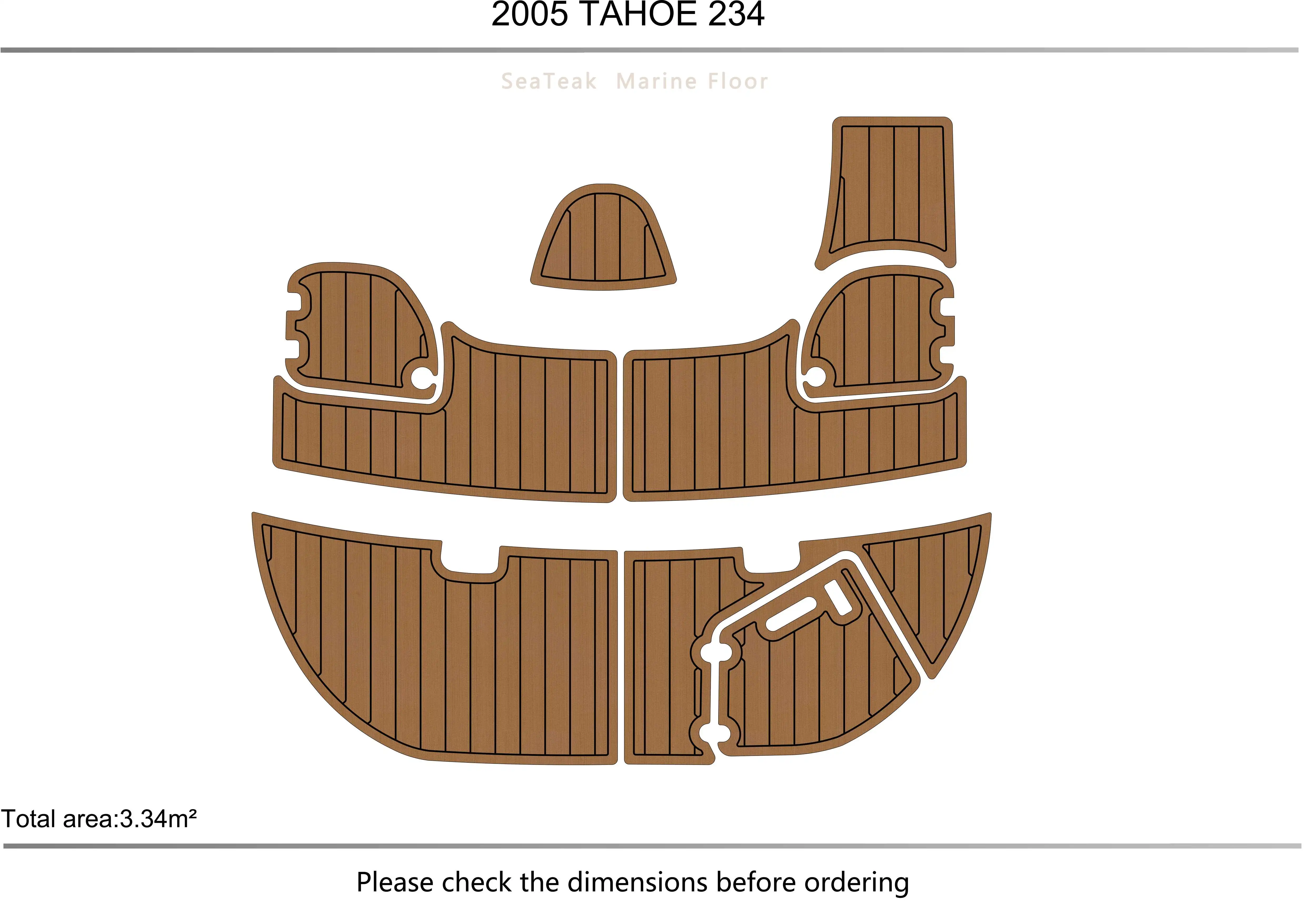 2005 TAHOE 234 Cockpit swimming platform 1/4