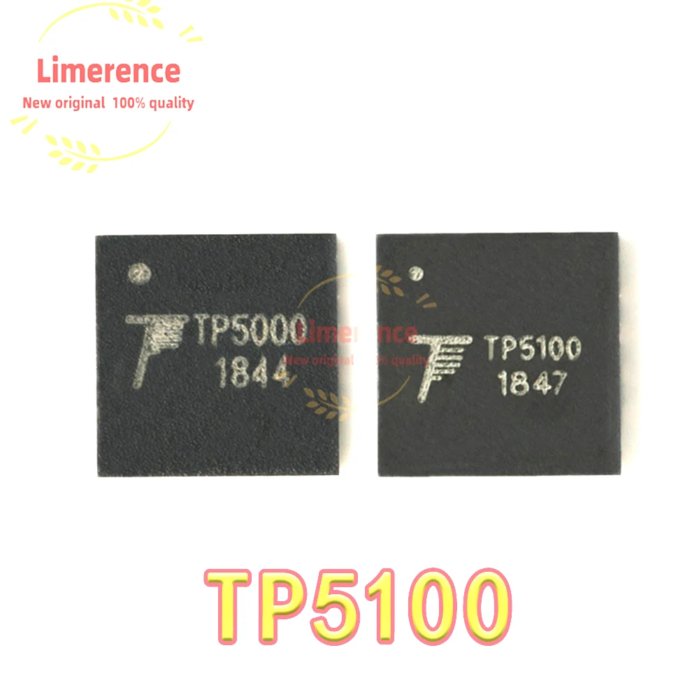 5pcs TP5100 TP5000 QFN-16 2A Switch Buck Step Down 8.4V/4.2V 4.2V/3.6V  Lithium Battery Charger Chip