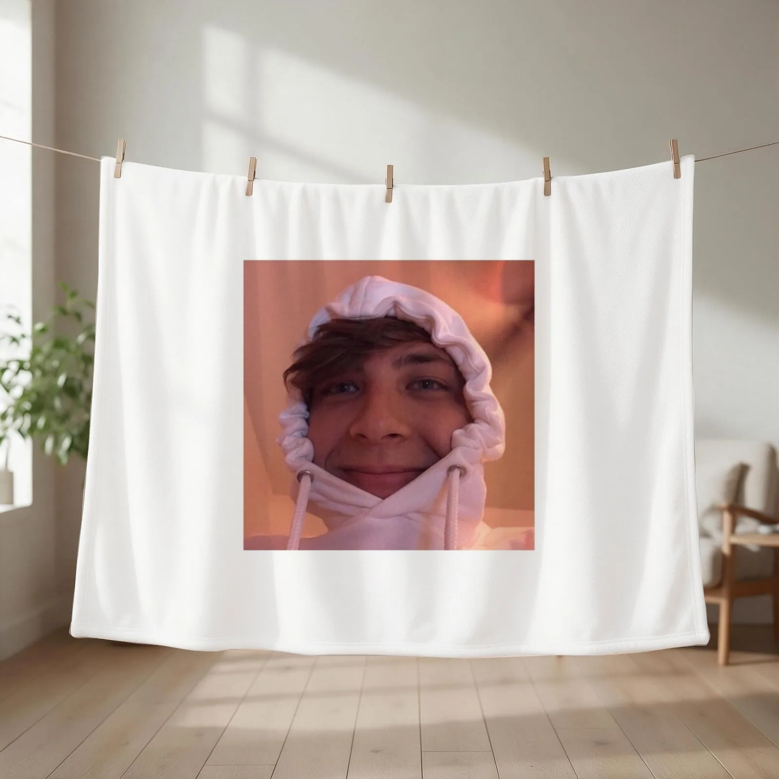 New Cody Fern Throw Blanket couch cozy soft plush fuzzy picnic outdoor blanket