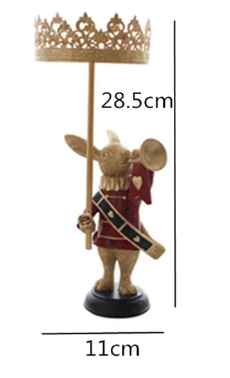 Metal Rabbit Jewelry Rack Display Stand Necklace Earrings Storage Decorative Ornaments Holders Frame