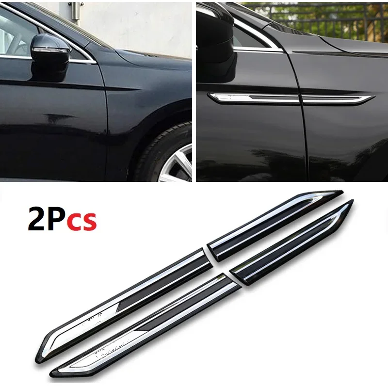 

2PCS For Volkswagen Passat B8 car chrome side mudguard and logo decoration accessories 2017-2023