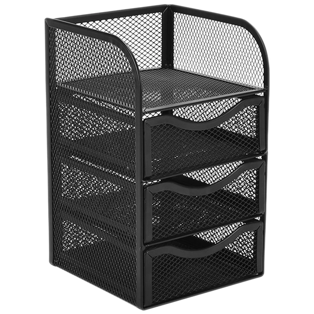 

Desktop Drawer Organizer Iron Storage Box File Holder For Office Home Study Sturdy Small Organizer With Drawers For