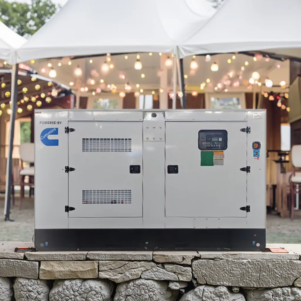 Cummings 4BT3.9-G2 32kW 40kVA 1500RPM 1800RPM Low Vibration Minimal Noise Silent Open Frame Water Cooled Diesel Generator Set