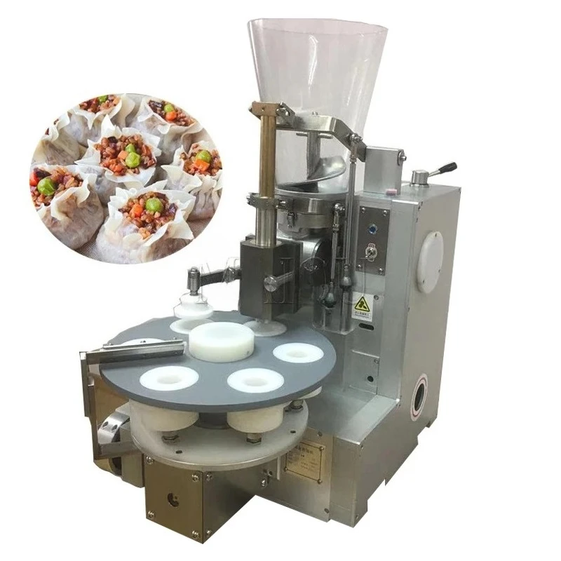 ماكينة تشكيل شاوماي الصغيرة الأوتوماتيكية ماكينة شواء سطح المكتب للإفطار ديم سوم شاوماي