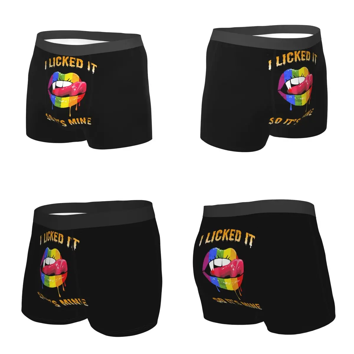 سراويل داخلية بوكسر لعقها حتى ذلك سراويل داخلية ناعمة للرجال هدية لصديقك للرجال