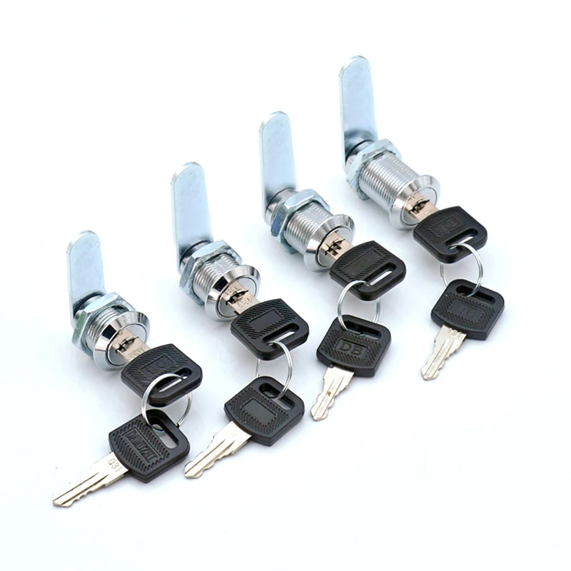 30PCS Zinc Alloy Secondary Management Cam Locks Mailbox Letterbox Milk Box Lock Iron Metal Cabinet Lock Locker File Cabinet Lock