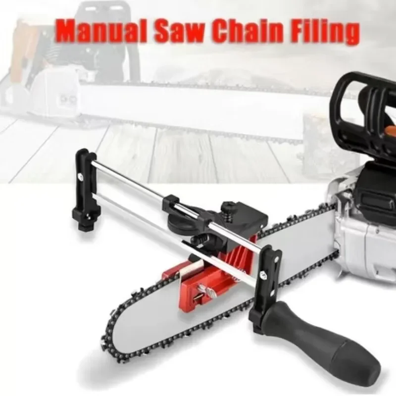 Electric Chain Saw Sharpener Lithium Battery File Bracket Labor Saving Tool for Woodworking Garden Maintenance Long Lasting