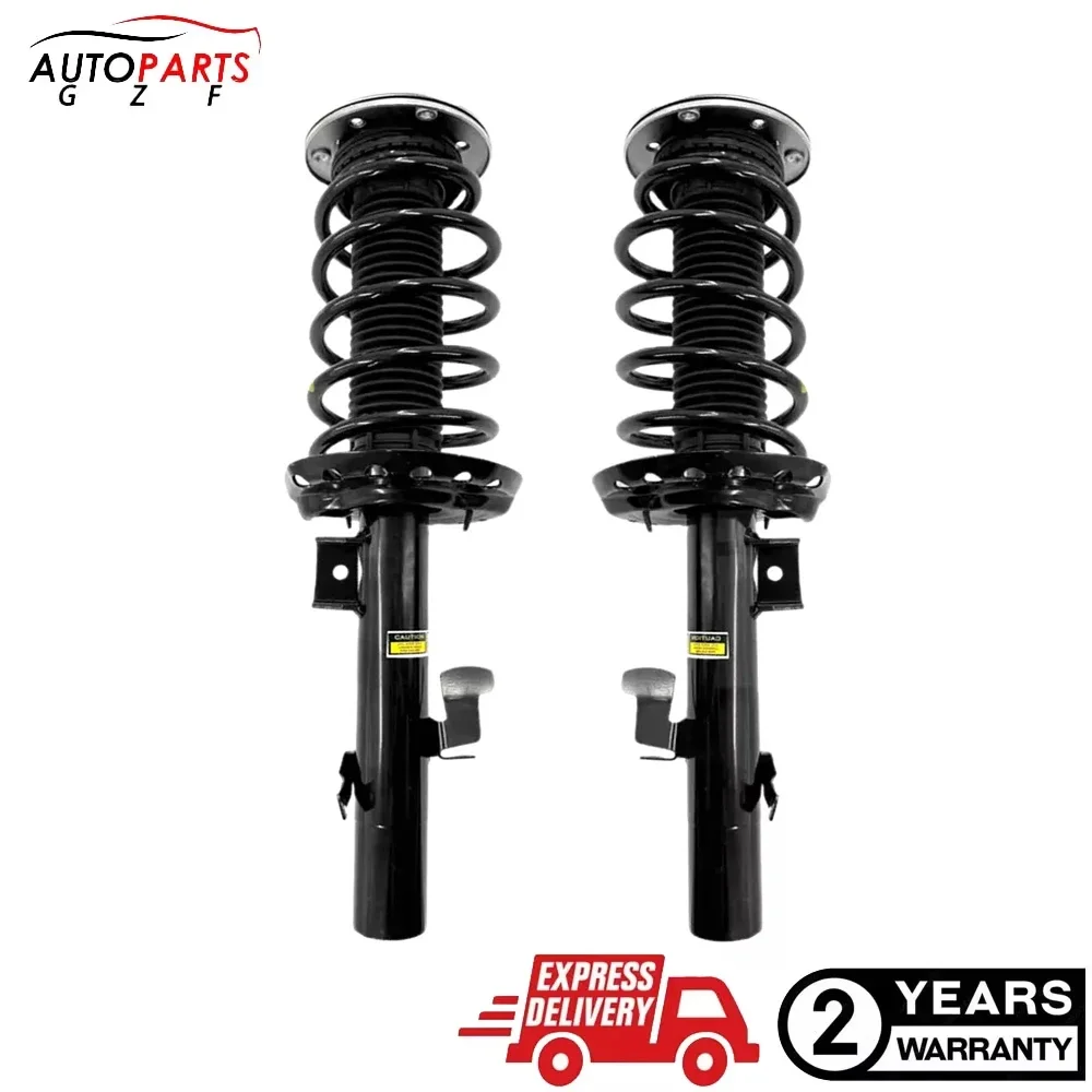 Pair Front Shock Struts Assemblies For Land Rover LR2 2008-15 #LR031665 LR031667 LR001139, LR001141