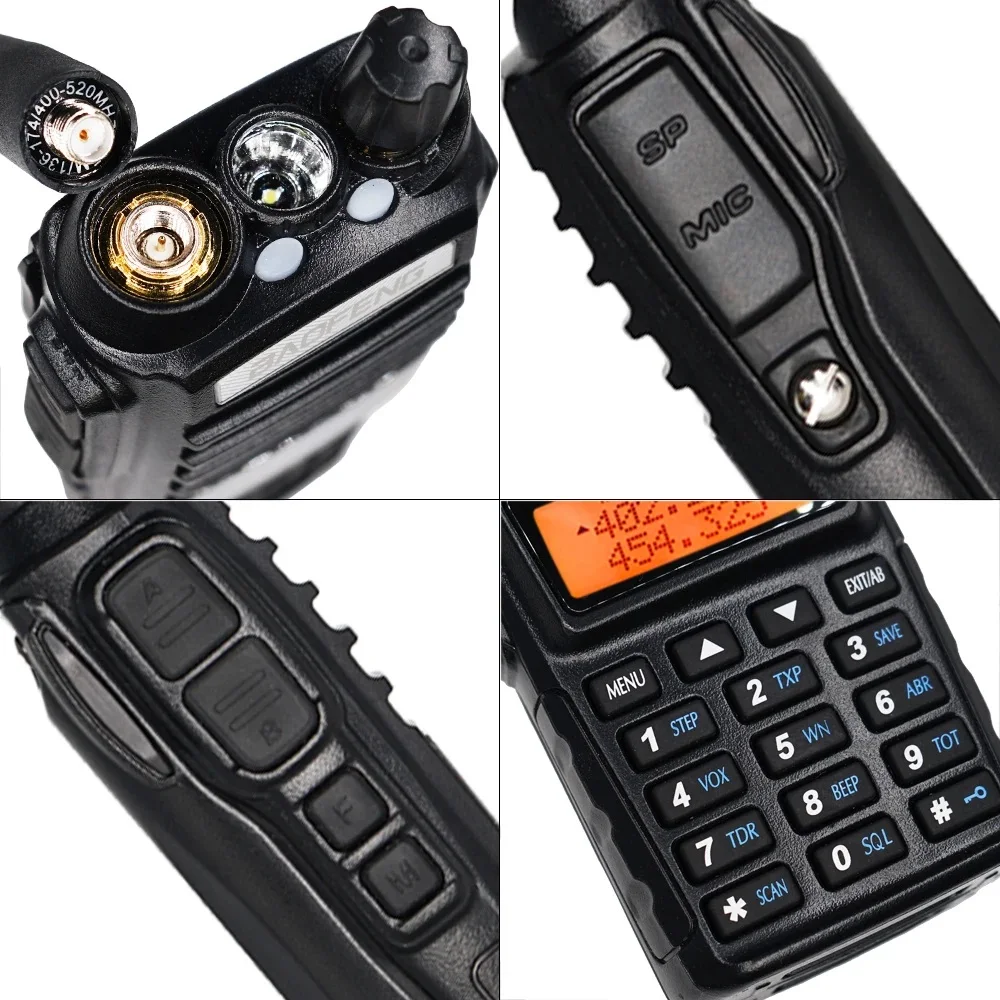 Baofeng UV-82 Dual PTT Walkie Talkie High Power 5W/8W EU82X Dual Band VHF UHF FM Amateur Radio Stati 10KM Lange Ham CB Radio – Detail 15