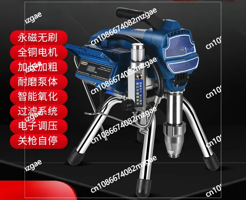 Electric High Pressure Airless  Machine Spraying Latex Paint Putty Paint Spraying Machine Spraying Paint