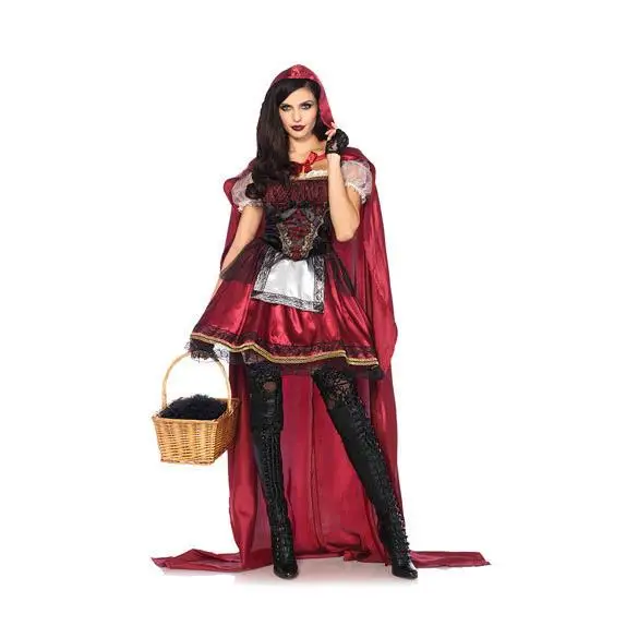 

207 Хэллоуин Новая Фея Т Красная Шапочка Костюм Маскарадный Бал Тема Пар Одежда Женская Традиционная Этническая ...