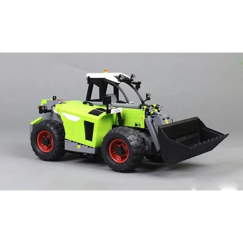 MOC-35607 City Rescue koparka elektryczna montaż klocki do budowy Model 1408 części klocki dla dzieci niestandardowe zabawki urodzinowe prezent