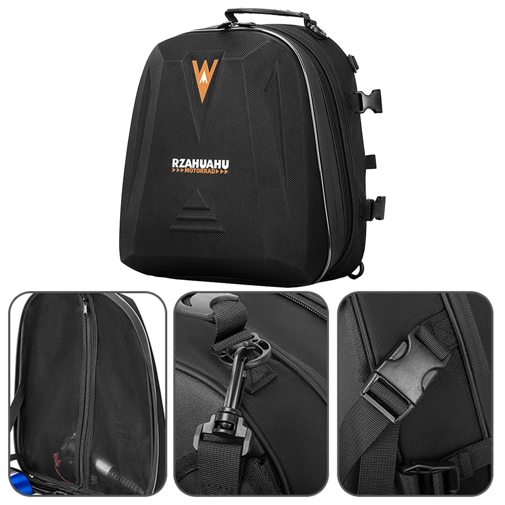 Motorcycle Bags Multifunctional Backpack Expandable Waterproof Large Capacity 20-28L Motorcycle Travel Riding Back Bags