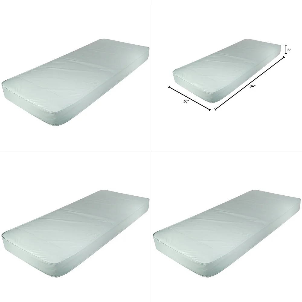 

Firm Inner Spring Mattress, White, 84 X 36 Inch