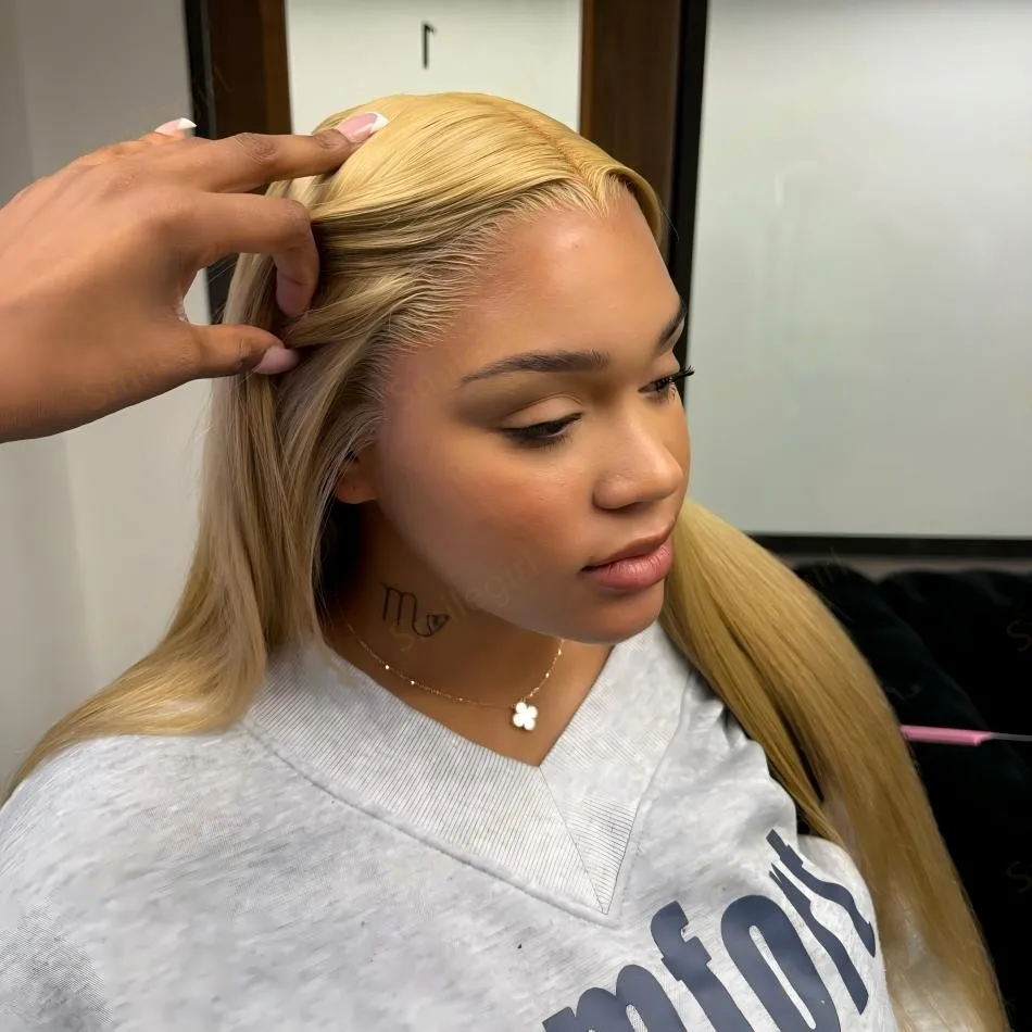 250 Density #27 Honey Blonde Wig Human Hair 13x6 Hd Lace Frontal Wig Straight 13x4 Lace Front Wig Brazilian Hair Women Choice