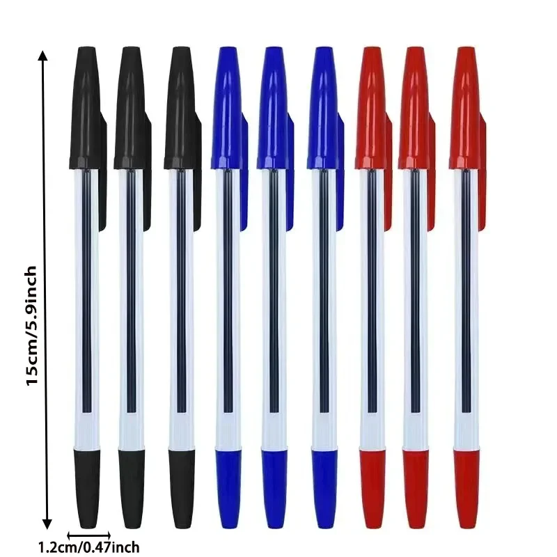 12/18 قطعة 1.0 مللي متر أقلام حبر جاف 3 اللون البلاستيك أقلام بسن بلية طالب هدية اللوازم المكتبية المدرسية طويلة الأمد الكتابة السلس #3