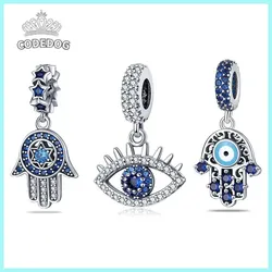 Silver-plated Magic Eye Series Charms Fit Pan Snake Bone Bracelet DIY Bead Women Jewelry Birthday Gift New In Hot