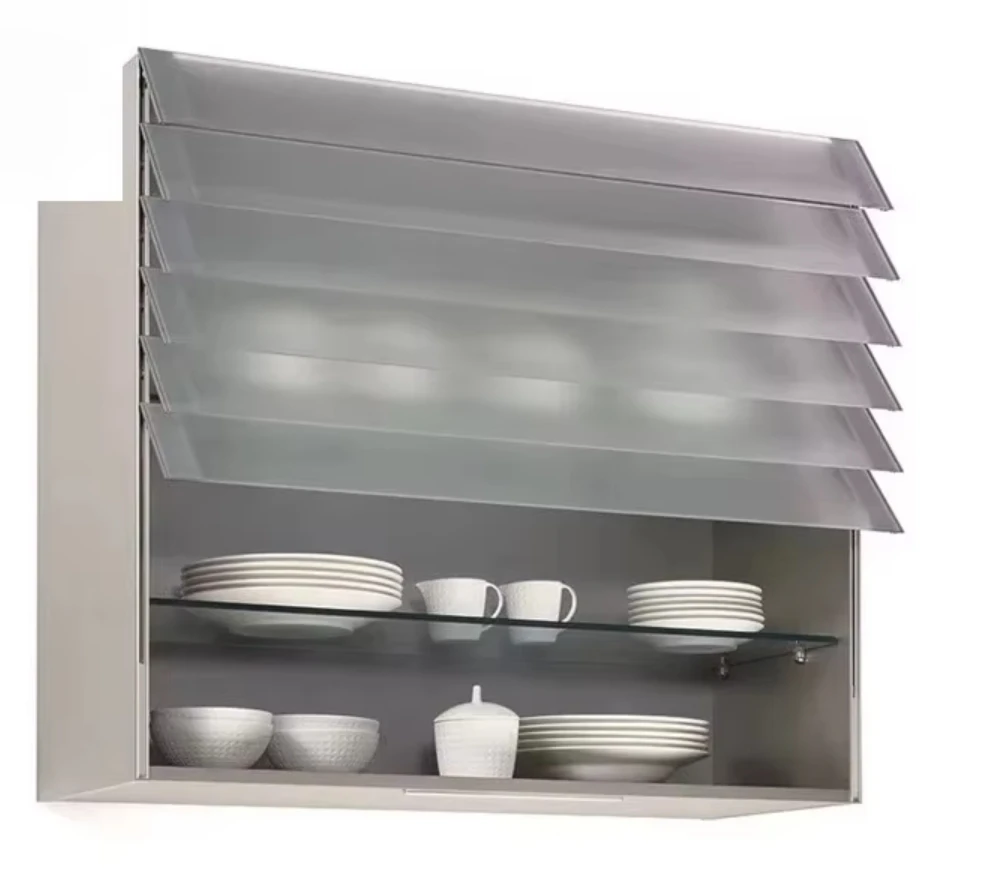 furniture glass rolling shutter door