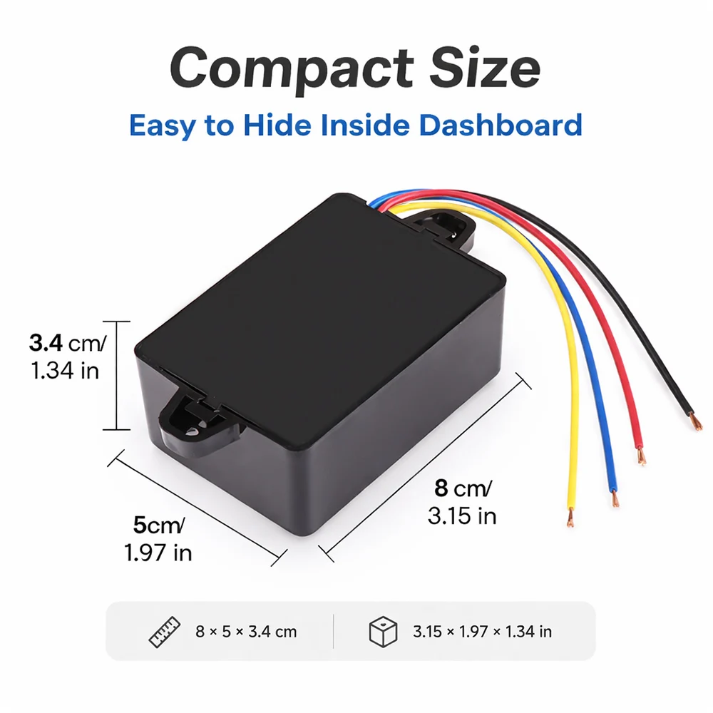 1pc Passenger Car Truck Speed Ratio Odometer Speed Ratio Corrector Pulse Signal Converter Stopwatch Adjuster