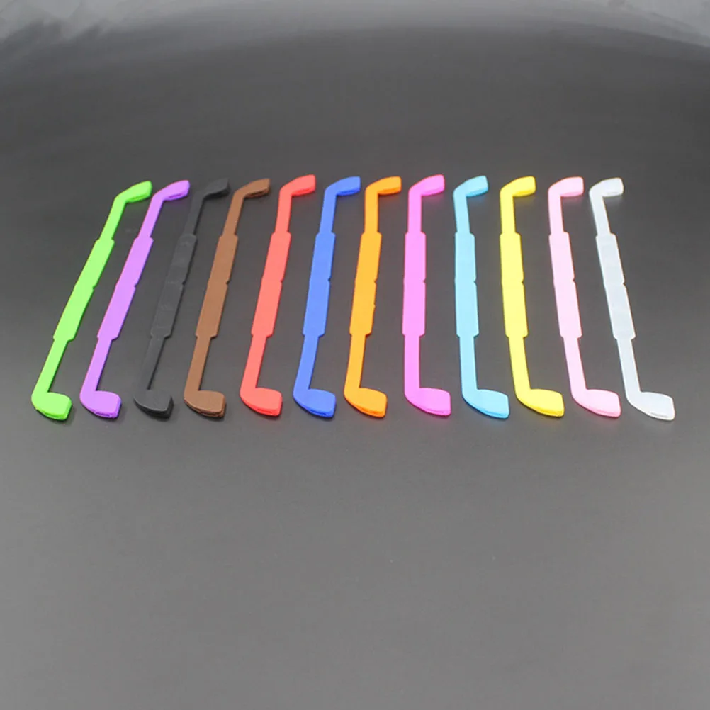 

2 pcs Silicone Glasses Ropes Anti Slip Eyeglass Strap Elastic Eyeglasses Lanyard Durable Wear Resistant Stable Glasses Chain For