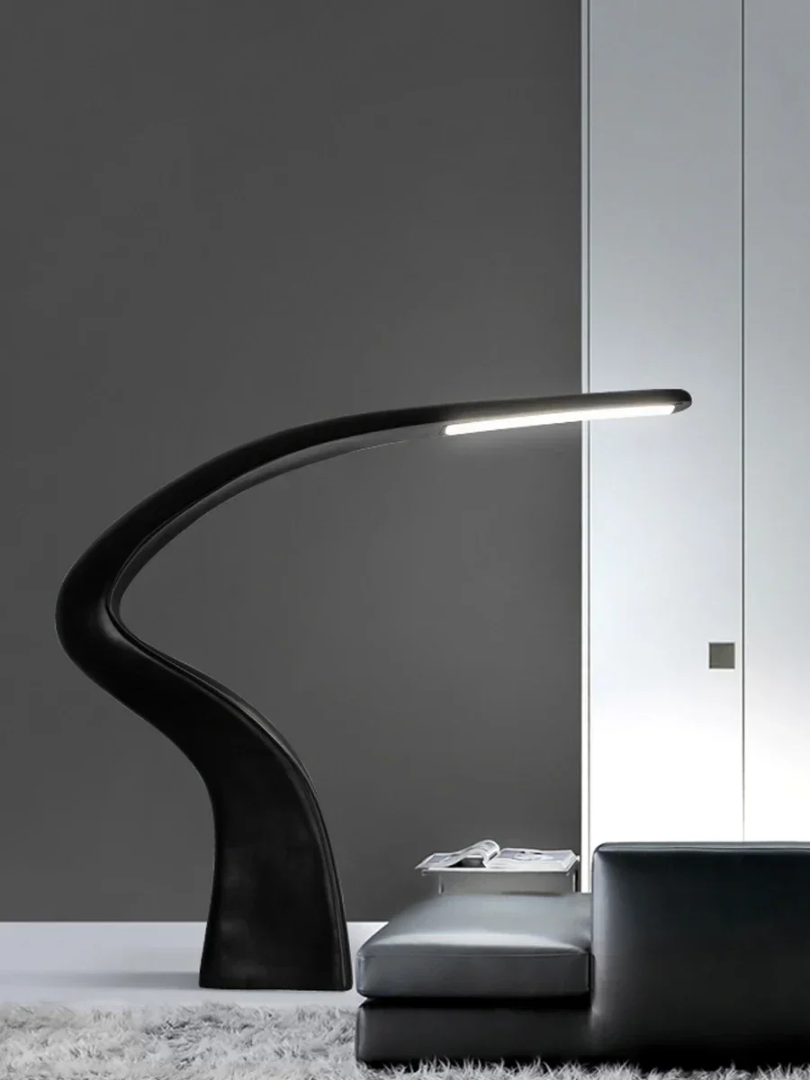 Modern minimalist abstract art floor lighting sculpture