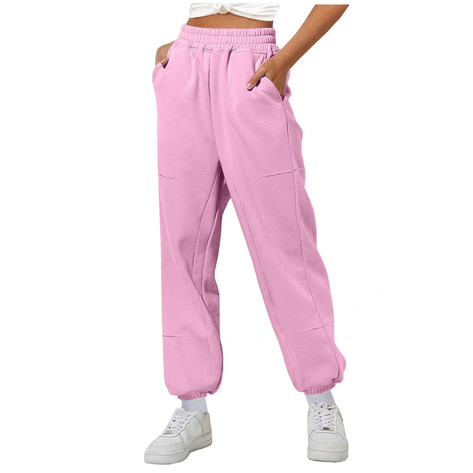 

Women Pants Casual Autumn Winter Fashion Fleece Warm Sweatpants Baggy Thick Joggers Sports Trousers Female Clothing