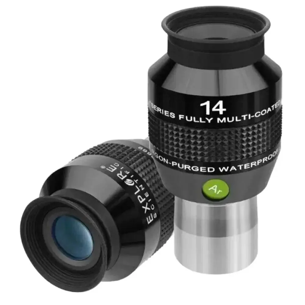 EXPLORE SCIENTIFIC 82-degree 14mm 1.25inch wide-angle eyepiece Waterproof and waterproof  eyepiecewaterproof and mildew proof