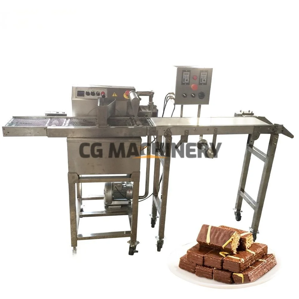 

Commercial Chocolate Covering machine Price Chocolate Melt Dipping Enrobing Machine Chocolate Making Enrobing Belt Coating mach