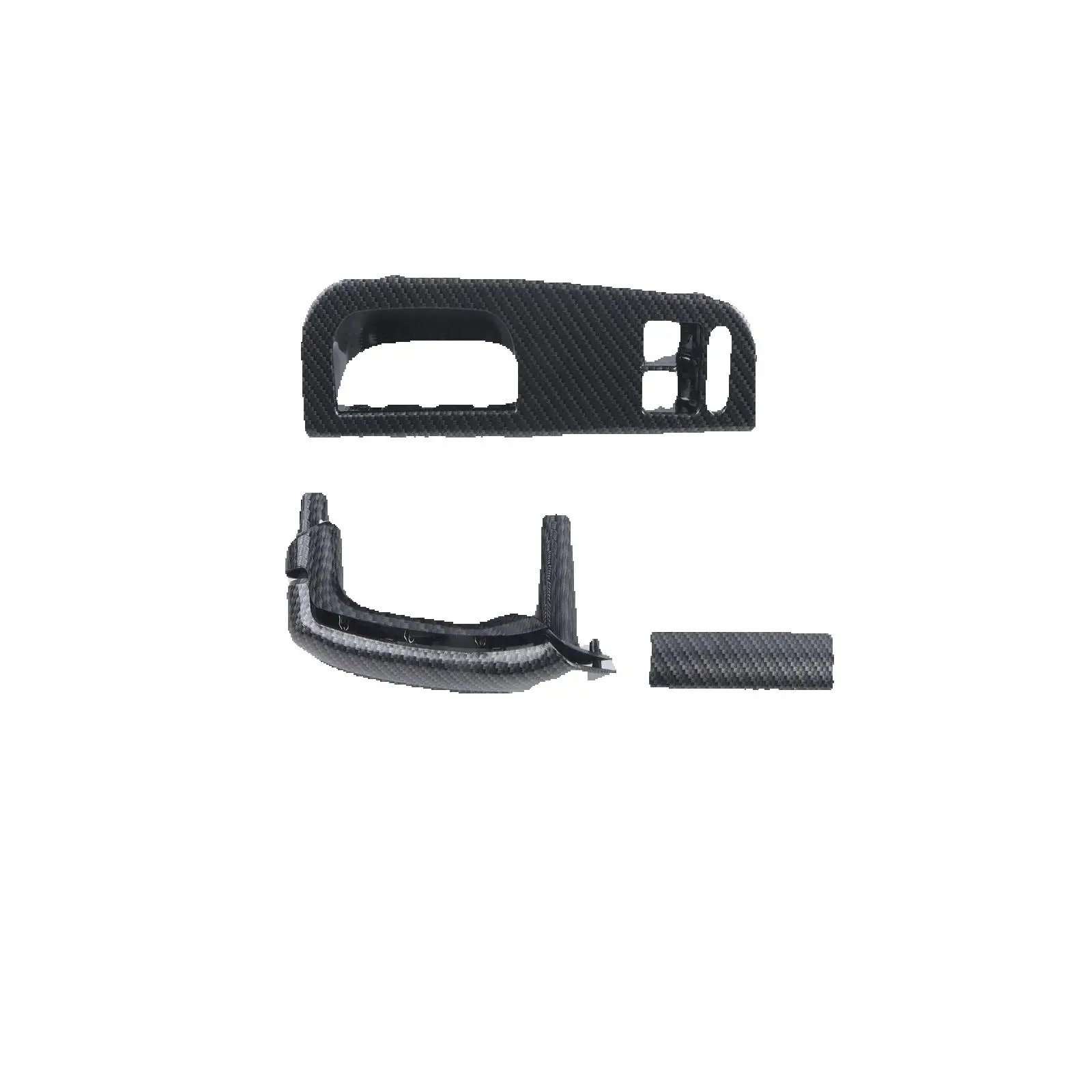 

3B1867171D 1J0867172A 1J4867180A Набор внутренних дверных ручек для Golf MK4 2Dr LHD из углеродного волокна