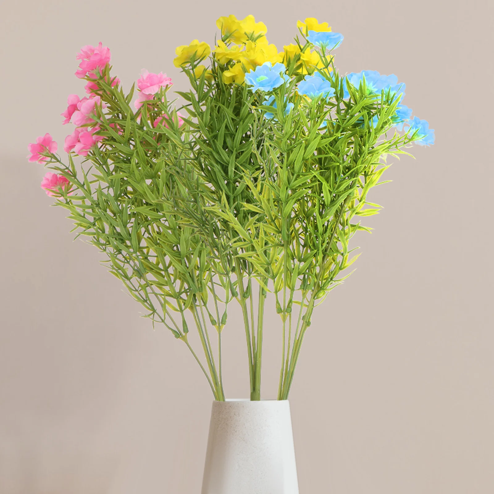 

4pcs Artificial Fake Flower Decor Diy Home Wedding Decoration Simulation Flower Craft Craft Scene Layout Adornment