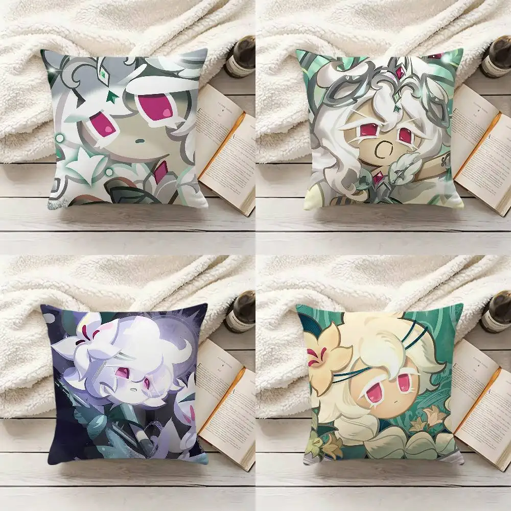 

Run Kingdom W-White l-lily C-Cookie Pillow Cover Sofa Cushion Cover Home Room Decoration Children Gift