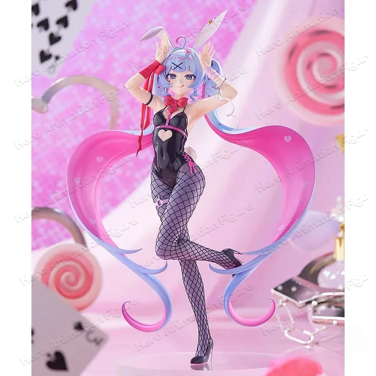【IN STOCK】Original GSC POP UP PARADE Hatsune Miku Rabbit Hole Ver. L Size Anime Action Figure Collectible Model Toy Gift