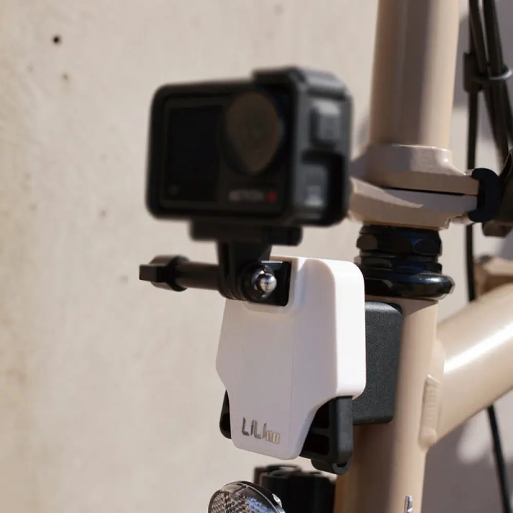 Front Pig Nose Camera Holder For For Brompton Dahon Folding Bike Accessories Action Camera Bracket Mounting Base Support