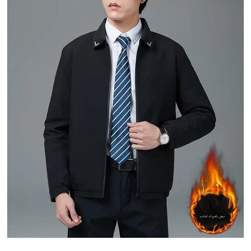 

Loose Men's Jaet 2024 Autumn Spring Street Sle Harajuku Trendy Outerwear Polyester Fiber Long Sve Zipper Closure Casua...