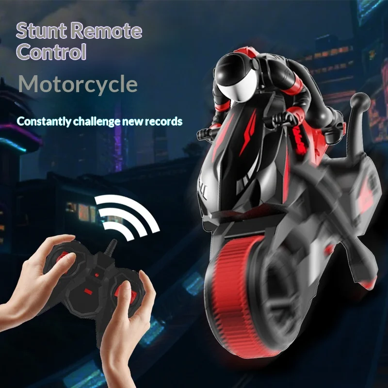1: 12 Remote Control Motorcycle Two Wheel Rc Trick Drift Charging High Speed Model Boy And Children'S Toy