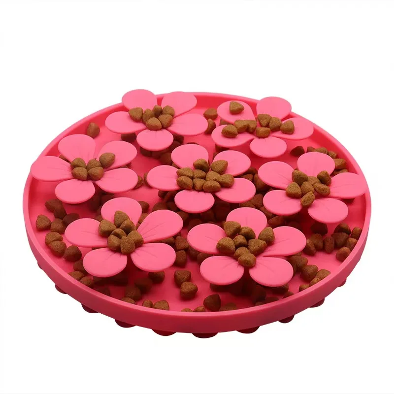 Pet Products Mat For Dogs Cats Slow Food Bowls With Suction Cup Feeding Food Silicone Lick Pad Dog Slow Feeders Treat Dispensing