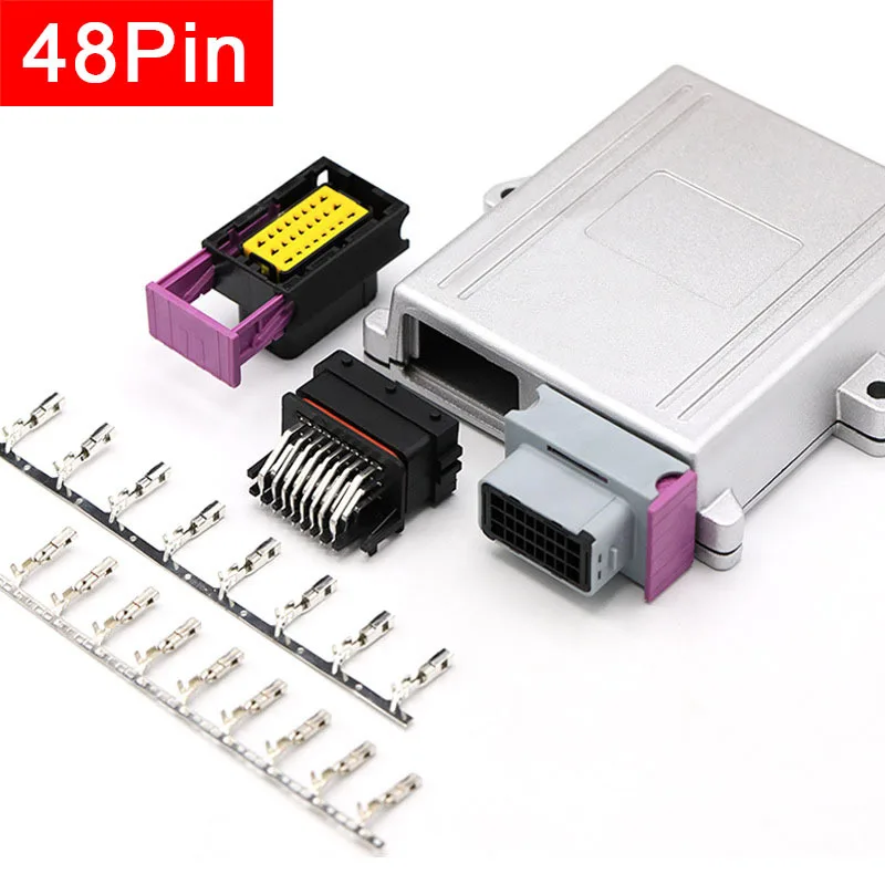 211PC249S0005ECU Automotive 48-Pin Aluminum Shell Oil-To-Gas Conversion Computer Board DJ627-1.5A Connector HCCPHPE24BKA90F