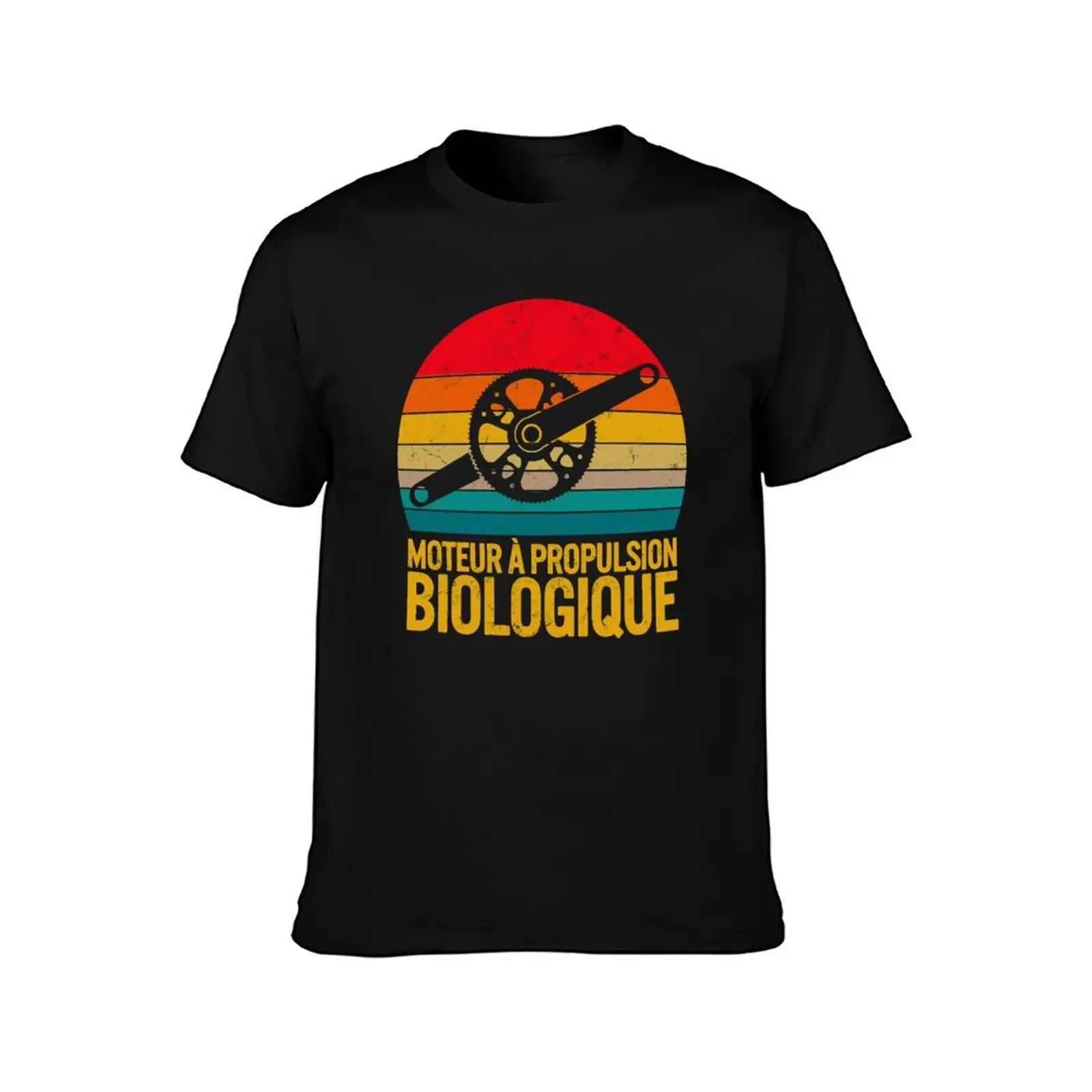 Moteur à Propulsion Biologique Tee shirt Pour Hommes Cadeau D'anniversaire cycliste vélo dr?le humour Tshirt T-Shirt