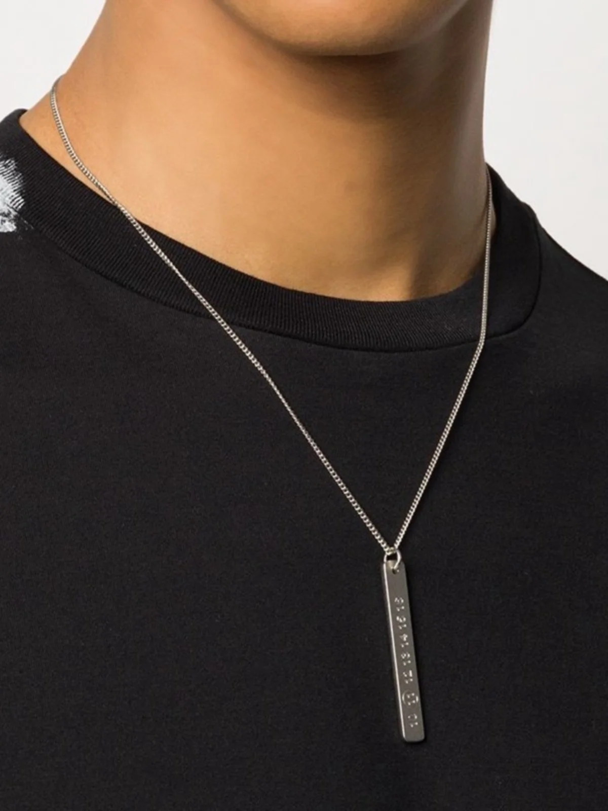 زوجين الفضة الرقمية Nelace M6 MMM مع صندوق ex Faion دلاية مجوهرات شفرة سلسلة إلكتروني نمط الأوروبي Sle #1