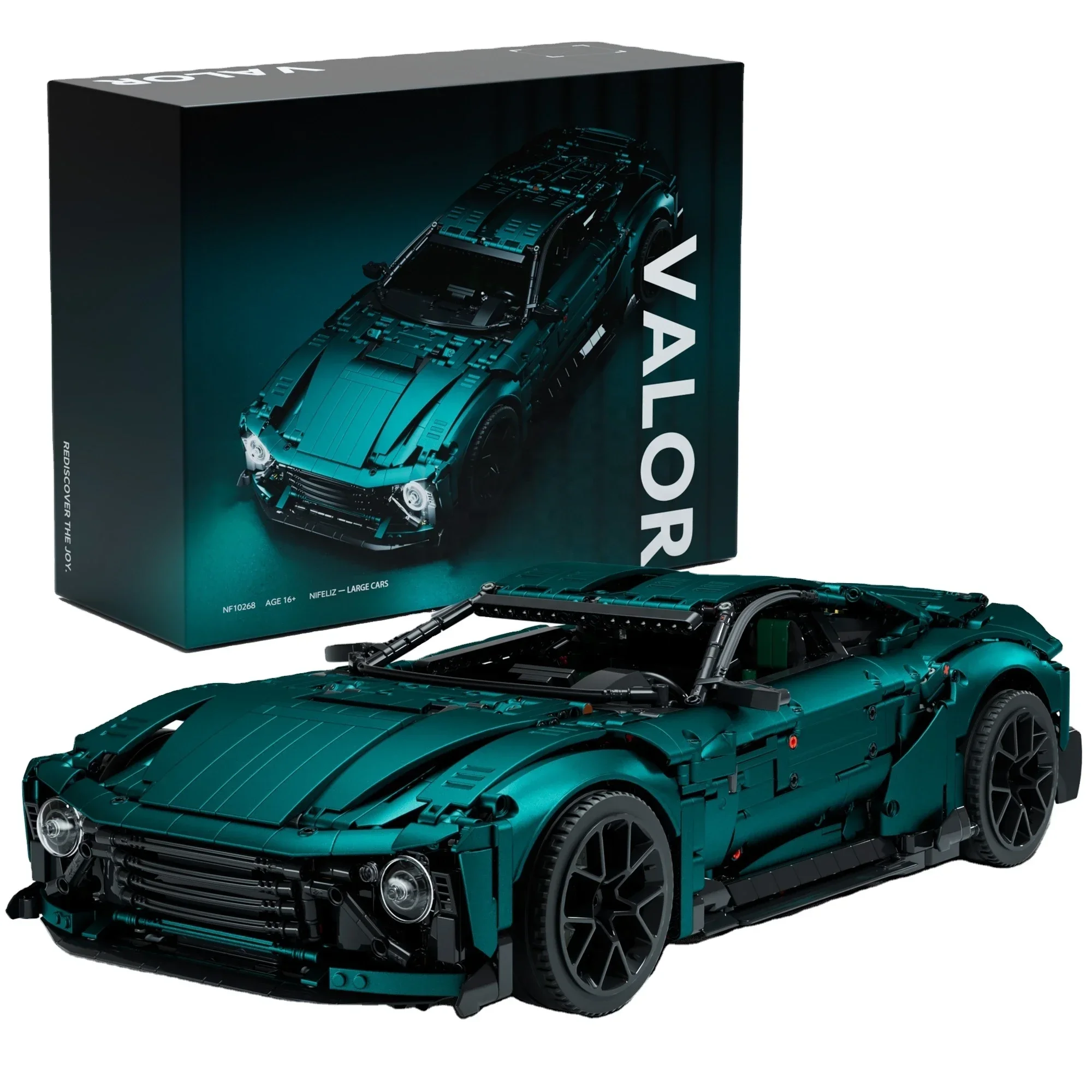 Build Your Own Racing Car with  Custom  Building Block Set for Teens and Kids Creative  STEM Toys