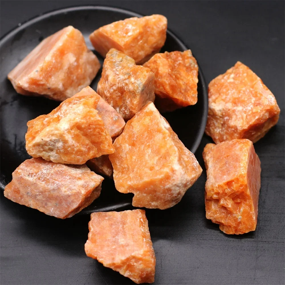 High Quality Natural Raw Sunstone Crystal Quartz Irregular Rough Mineral Specimen Reiki Healing Crystals Aroma Stone Decortion