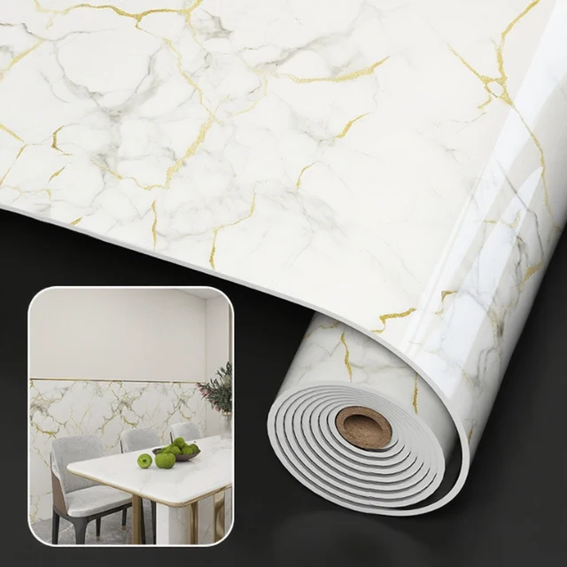 1 Roll Marble Thick Foam Imitation Tile Self-Adhesive Wallpaper Bedroom Living Room Decoration Bathroom Waterproof Wall Sticker 4 1 Roll Marble Thick Foam Imitation Tile Self-Adhesive Wallpaper Bedroom Living Room Decoration Bathroom Waterproof Wall Sticker 4