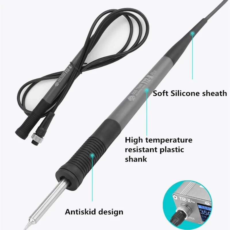 Station de soudage OSS T12-X PLUS, fer à souder électronique avec pointes T12 pour la réparation de PCB, outils de réparation de soudage de cartes de téléphone portable