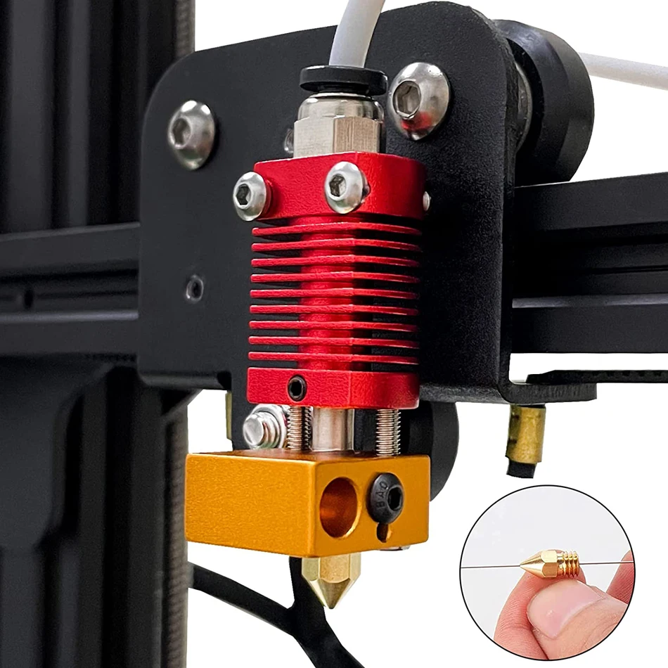 Kit Pembersih Nosel Printer 3D 0.15/0.25/0.35/0.4/0.5Mm Jarum Pembersih Pinset Sikat Kuningan untuk Kit Alat Pembersih Printer 3D