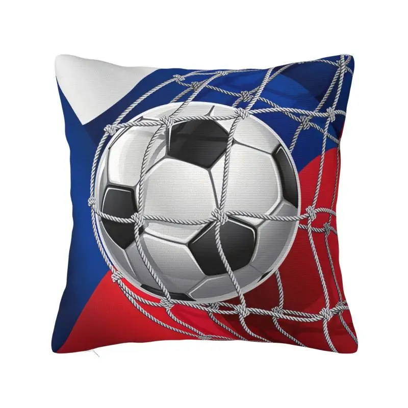 Custom Cool Soccerly Footbally Print Pillow Case 40x40cm Bedroom Decoration Nordic Cushion Decoration Salon Square Pillowcase