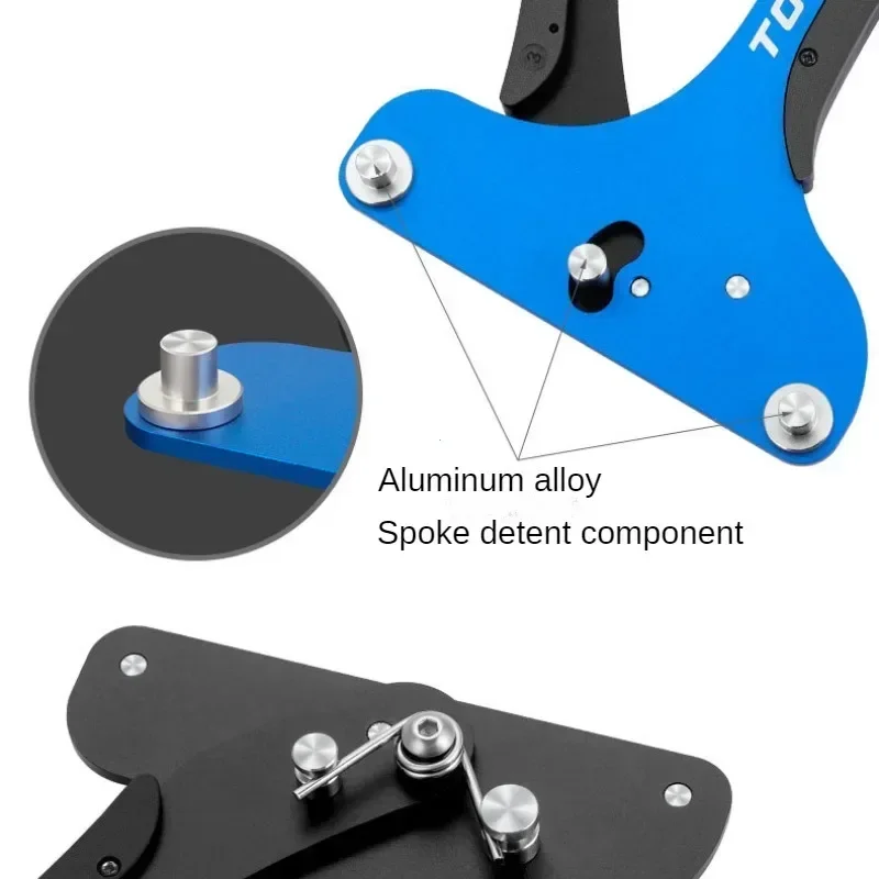 自転車スポーク張力計,アルミニウム合金,自転車ホイールスポークチェッカー,サイクリング修理,修正ツールアクセサリー,MTB